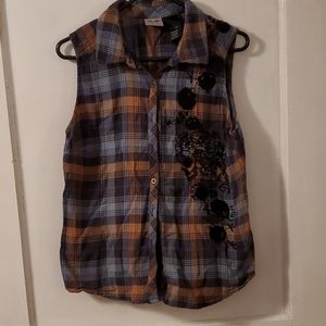 Harley-Davidson sleeveless top. Medium